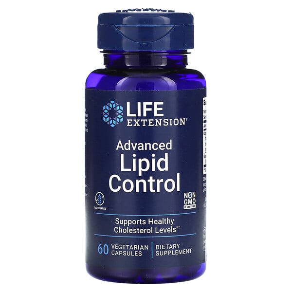 Advanced Lipid Control, 60 Vegetarian Capsules Life Extension