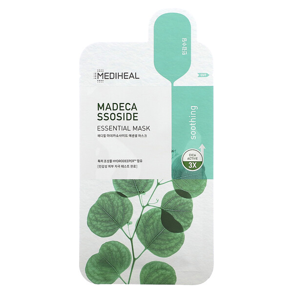 Madecassoside, Essential Beauty Mask, 1 лист, 0,81 жидк. унции (24 мл) Mediheal