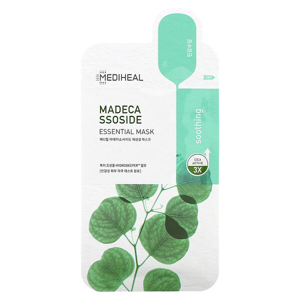 Madecassoside, Essential Beauty Mask, 4 листа по 0,81 жидкой унции (24 мл) каждый Mediheal