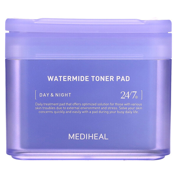 Watermide Toner Pad, 100 Pads, 5.74 fl oz (170 ml) Mediheal