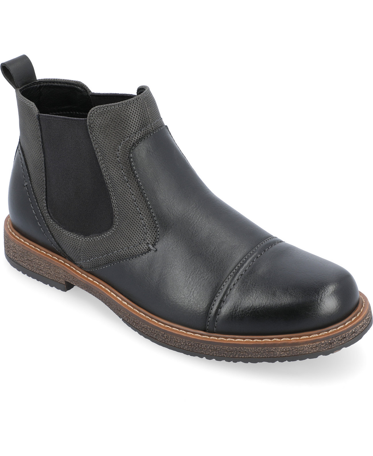 Мужские ботинки челси Lancaster Wide Tru Comfort Foam Pull-On Cap Toe Vance Co.