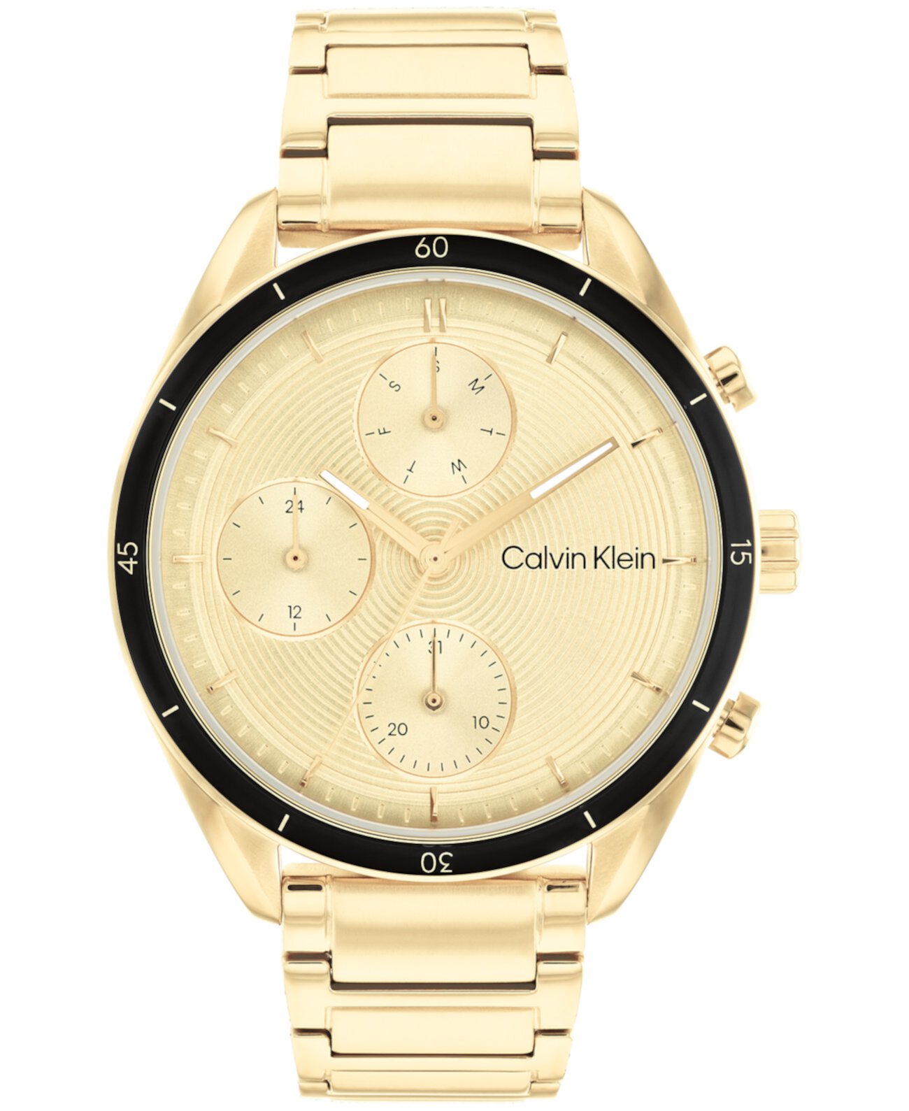 Смарт часы Calvin Klein Женские наручные часы с золотистым стальным браслетом 38mm Calvin Klein