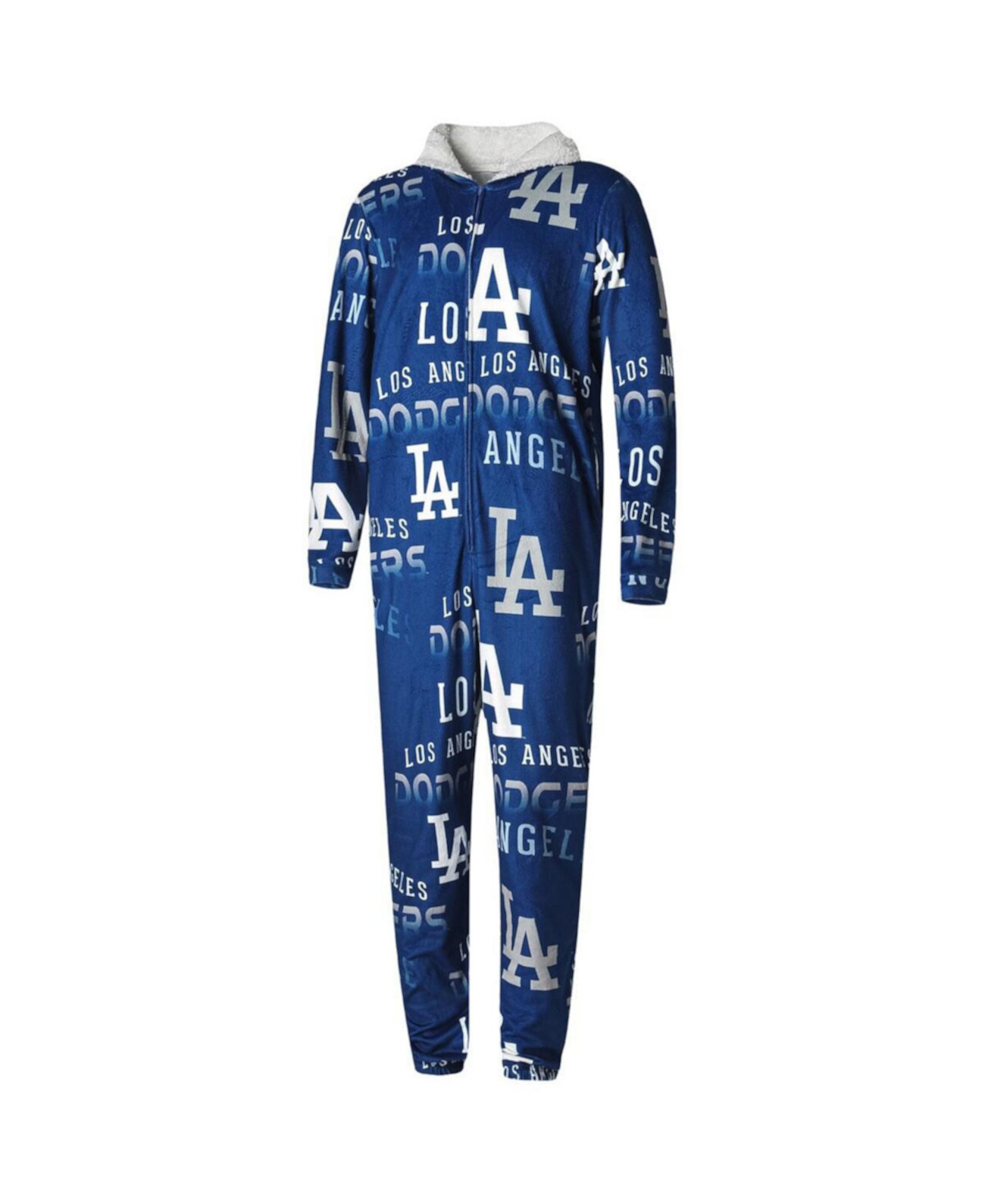 Женский пижамный костюм Royal Los Angeles Dodgers Windfall Union с молнией во всю длину Concepts Sport