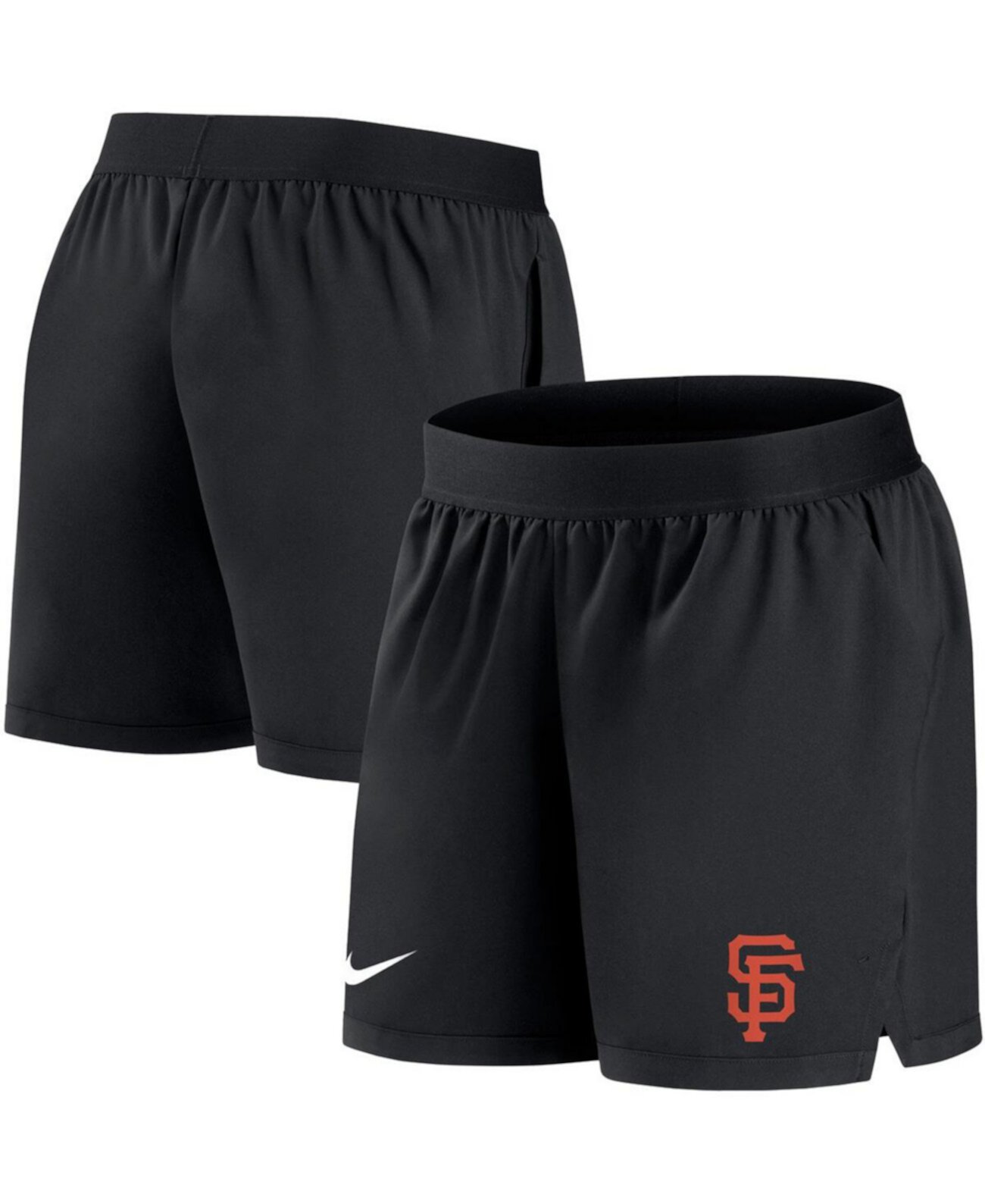 Женские черные шорты San Francisco Giants Authentic Collection Flex Vent Max Performance Nike