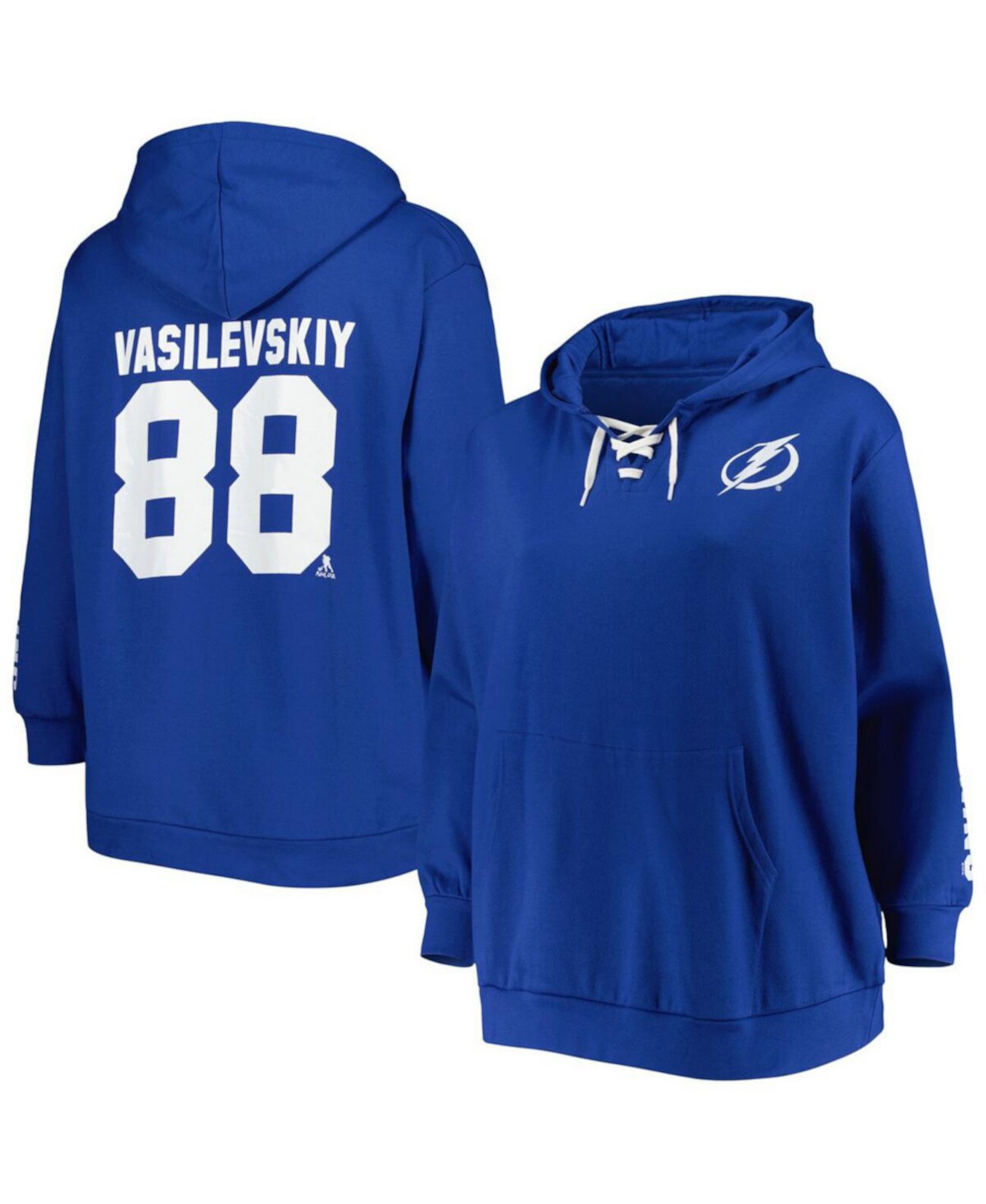 Женский Пуловер Profile Andrei Vasilevskiy Royal Tampa Bay Lightning Profile