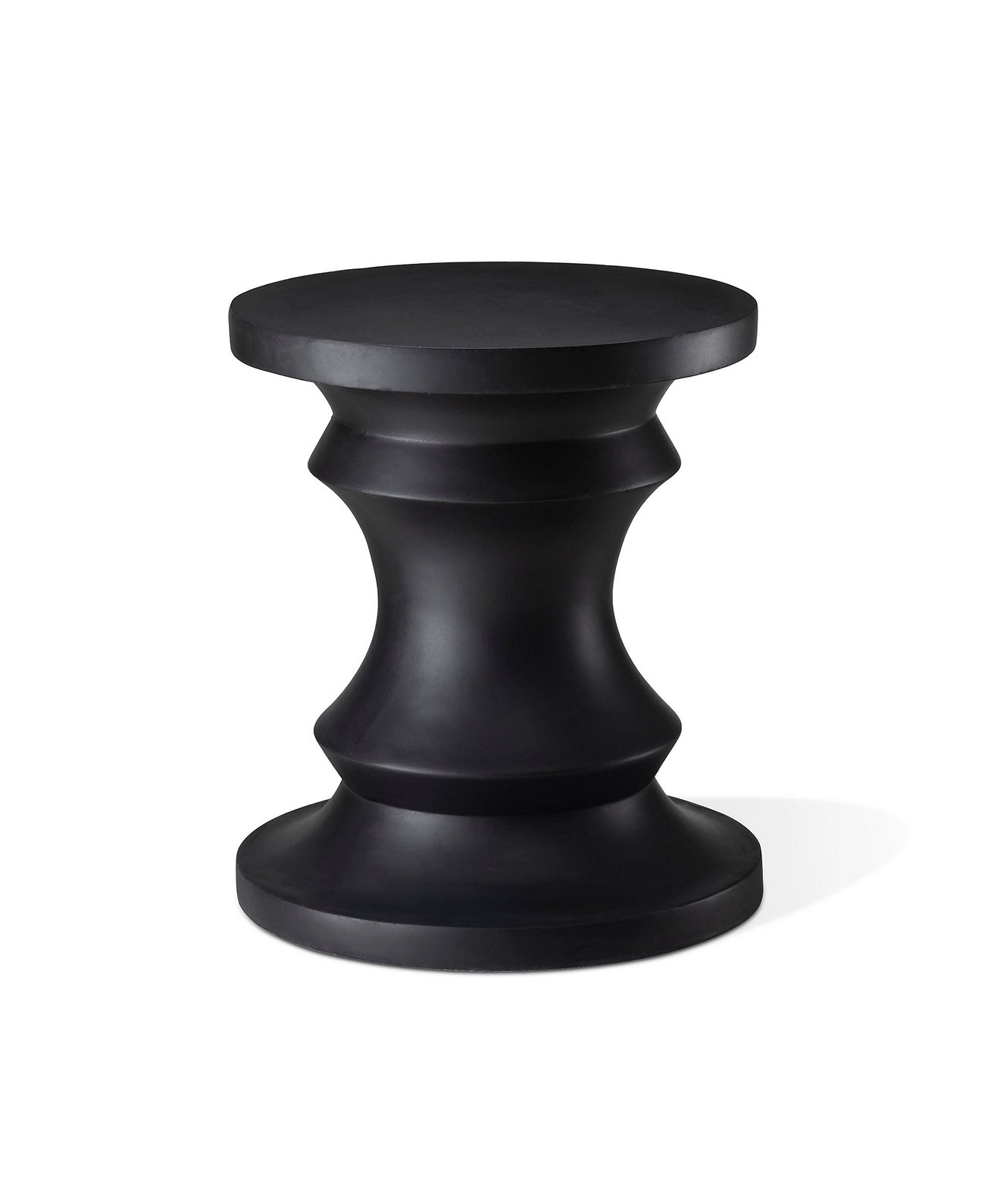 18.25'' Magnesium Oxide Chess Garden Stool or Planter Stand or Accent Table Glitzhome