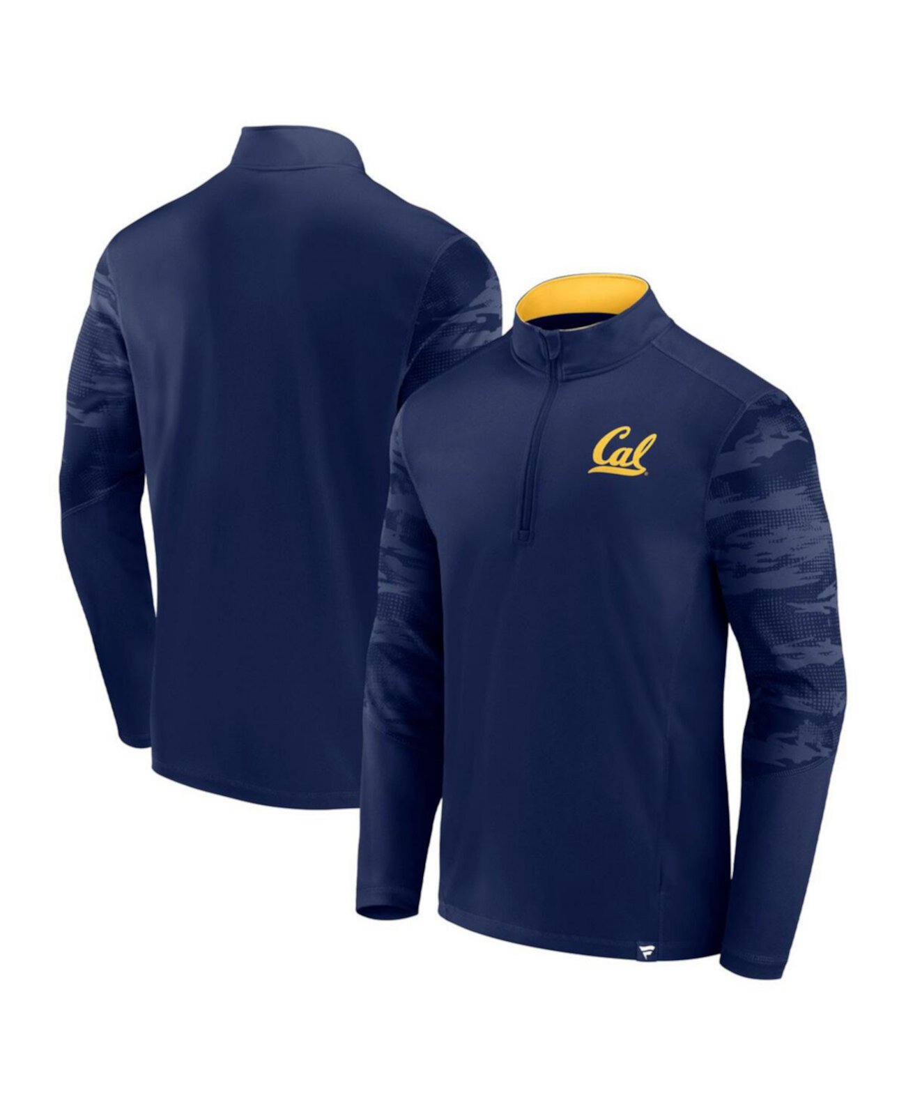 Мужская Толстовка Fanatics Cal Bears Ringer Quarter-Zip Fanatics