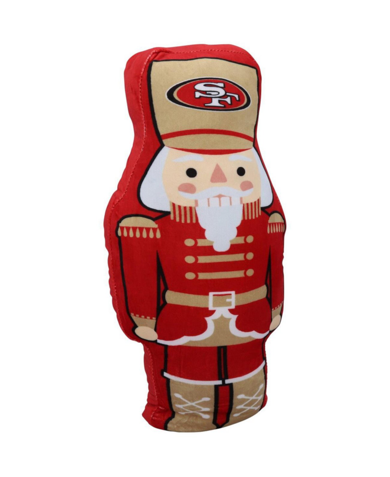 Плюшевая подушка San Francisco 49ers «Щелкунчик» Pegasus Home Fashions