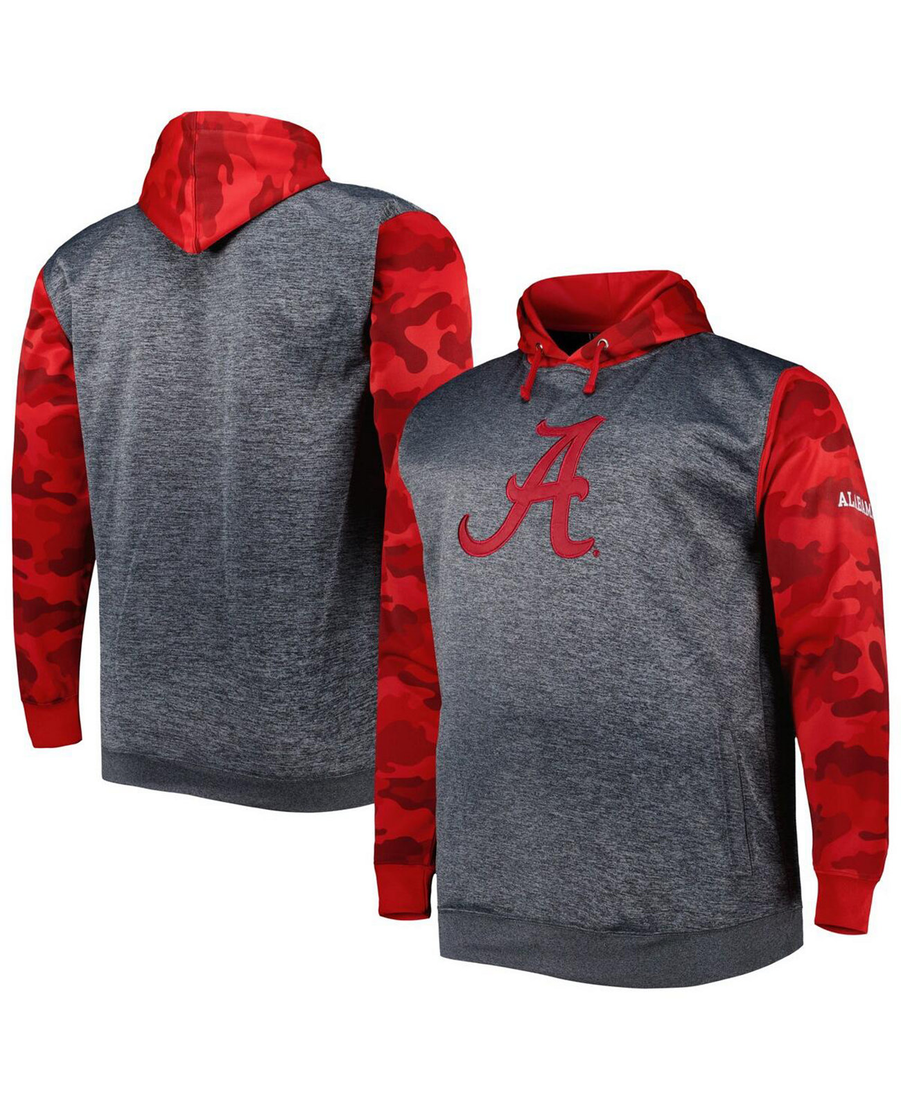 Мужской Пуловер Profile Alabama Crimson Tide Big and Tall Raglan Fleece Profile