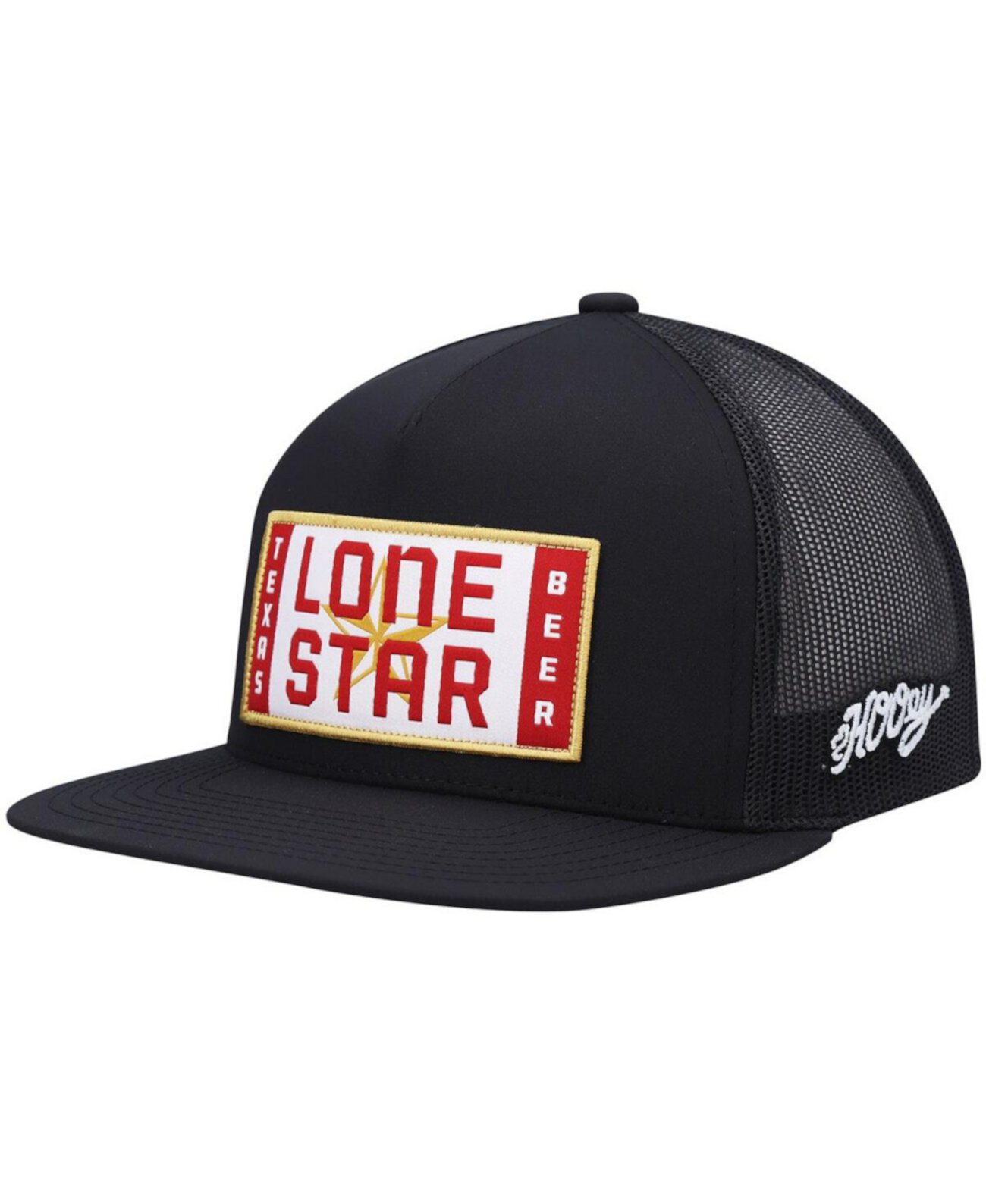 Мужская черная кепка Trucker Snapback с логотипом Lone Star Hooey