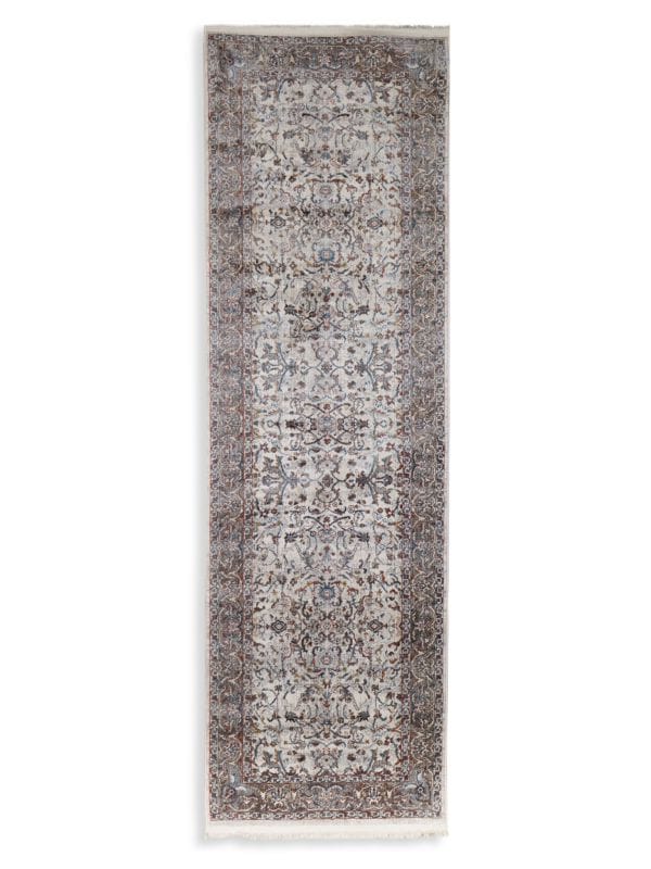 Коврик с узором Gavriel, 76 см x 243 см, из полиэстера с бахромой Bashian Rugs