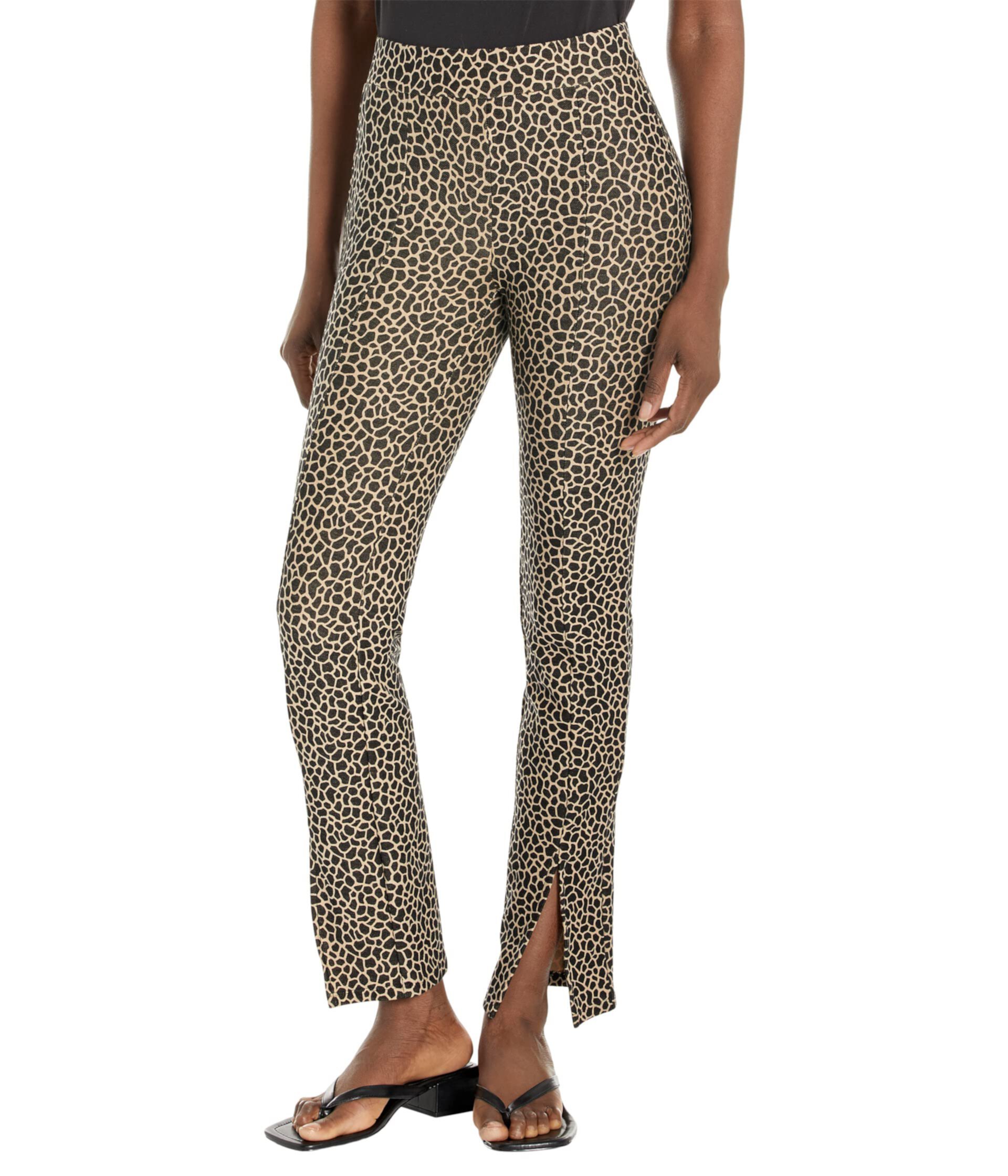 Женские Брюки MICHAEL Michael Kors Giraffe Split Hem MICHAEL Michael Kors