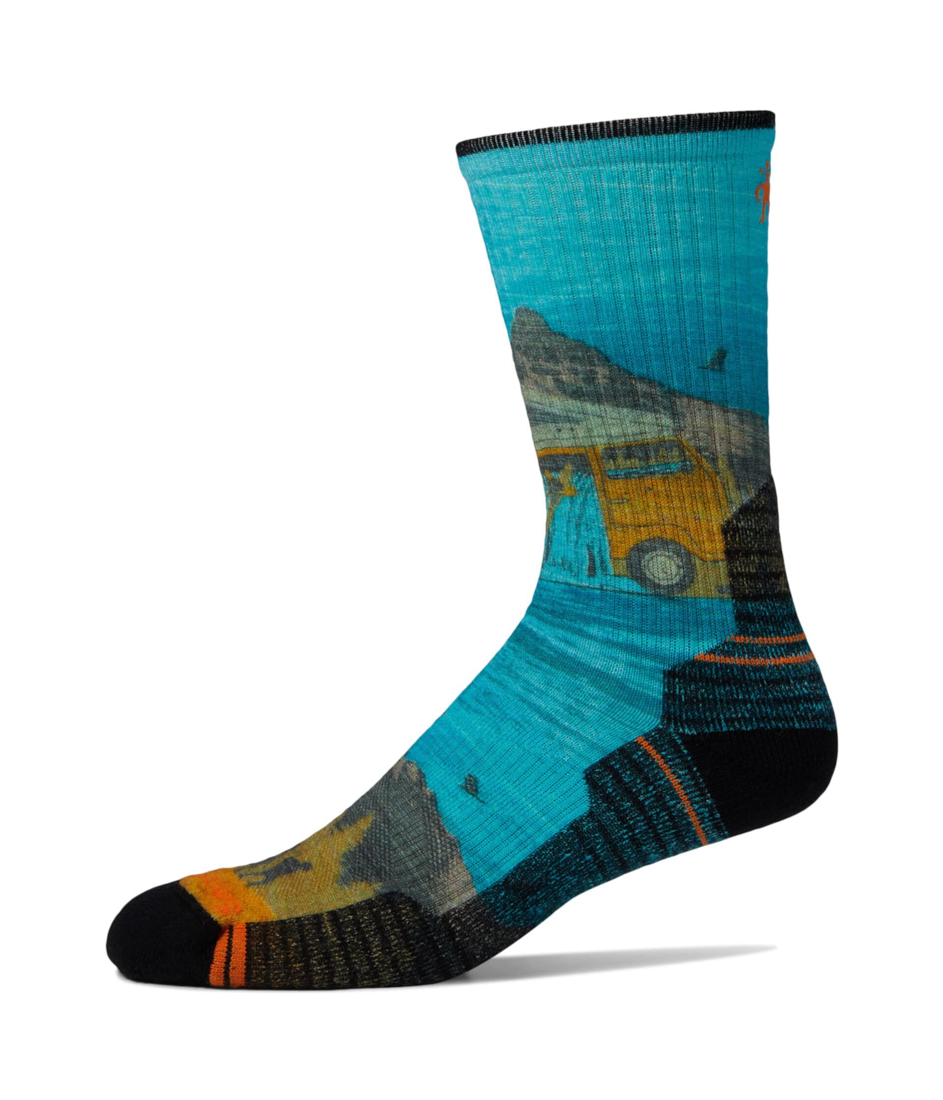 Hike Light Cushion Great Excursion Print Crew Socks Smartwool