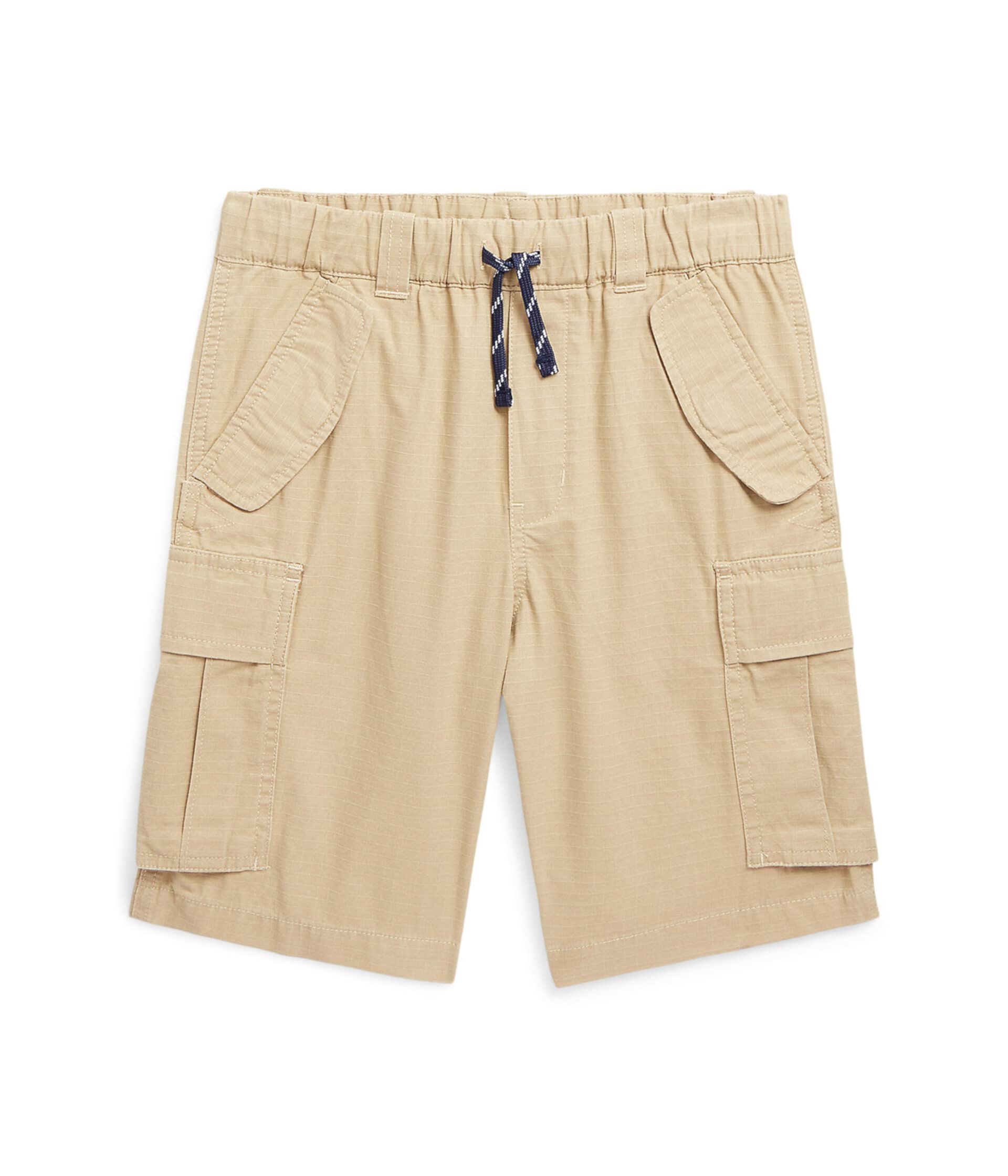 Хлопковые шорты карго из рипстопа (для больших детей) Polo Ralph Lauren