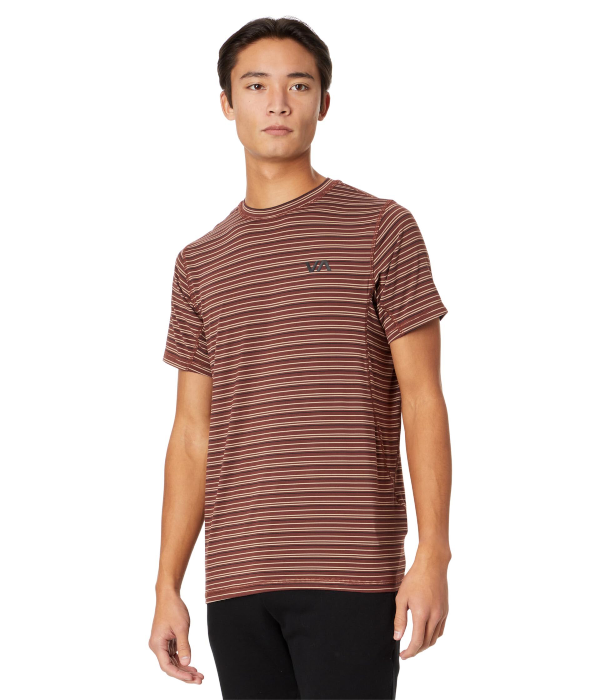 Sport Vent Stripe Short Sleeve Tee Rvca