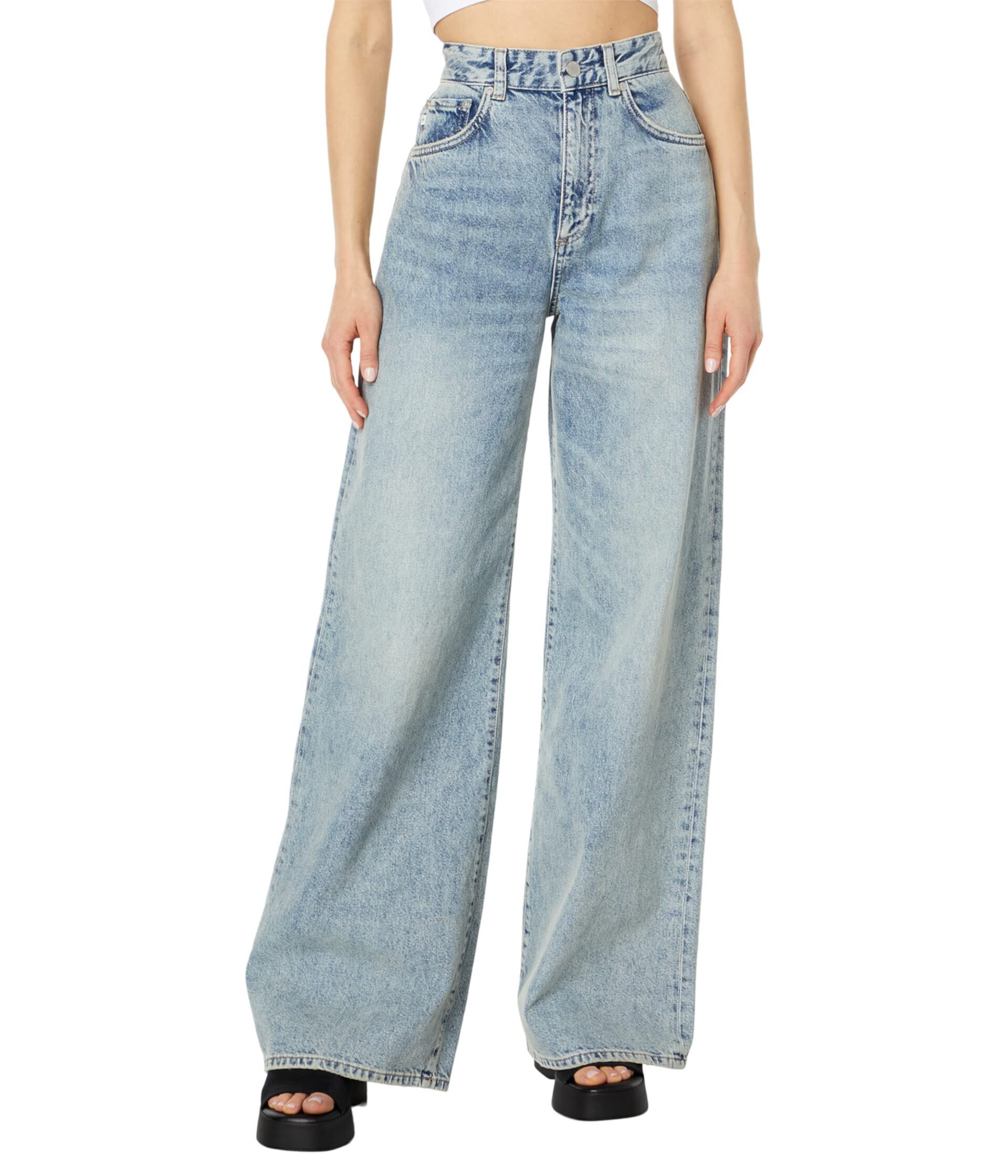 Deven High-Rise Ultra Wide Leg in Nomad AG Jeans