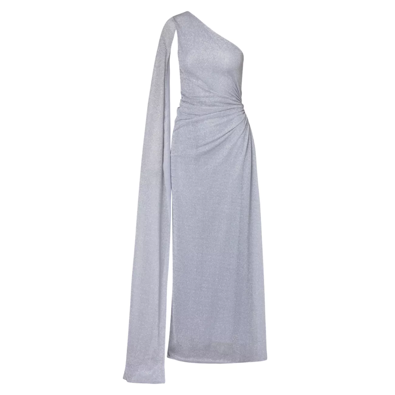 Alma Metallic One-Shoulder Gown BAOBAB