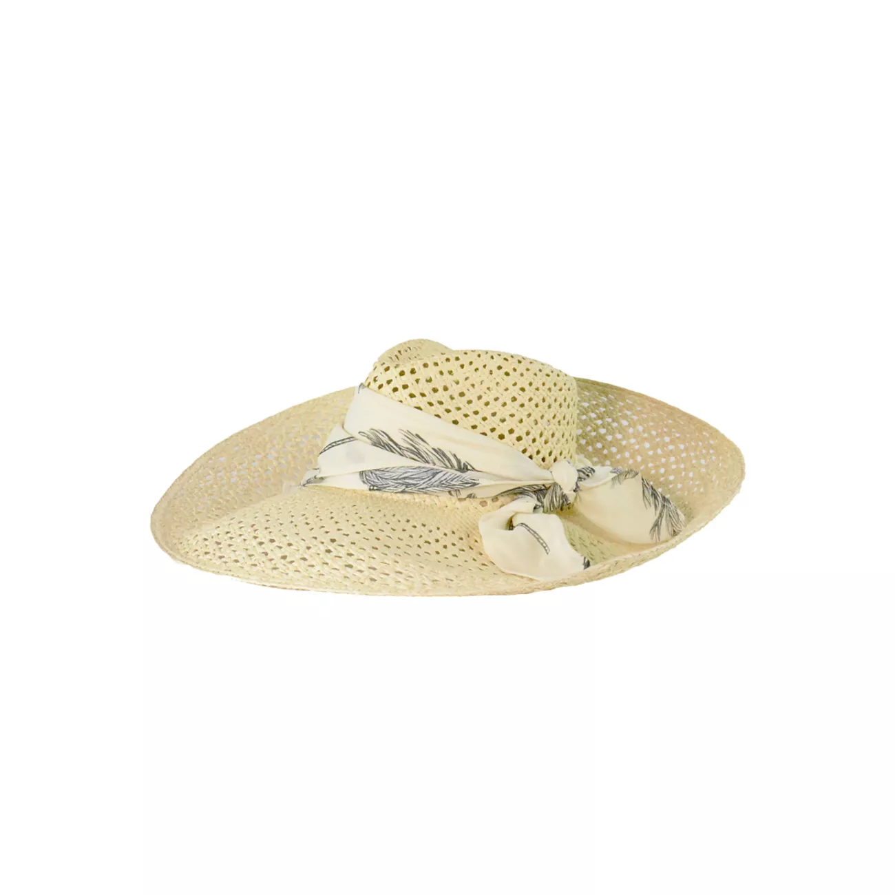 Агуакатная панамская шляпа открытого плетения Sensi Studio