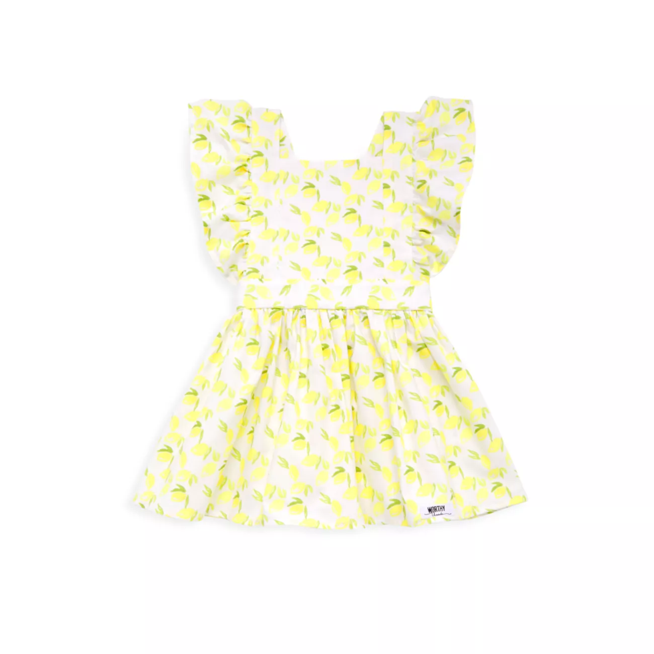 Детский Сарафан Worthy Threads Lemon Print Ruffle Dress Worthy Threads