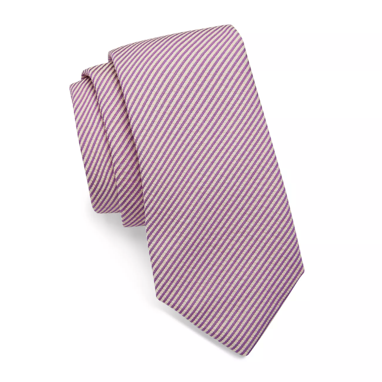 COLLECTION Шелковый галстук в полоску из сирсакера Saks Fifth Avenue