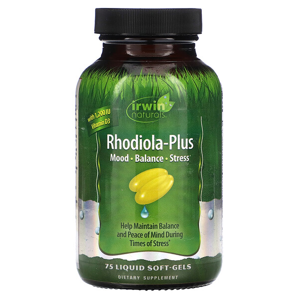 Rhodiola-Plus, 75 Liquid Soft-Gels Irwin Naturals
