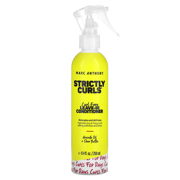 Strictly Curls, Несмываемый кондиционер Curl Envy, масло авокадо + масло ши, 8,4 жидких унции (250 мл) Marc Anthony