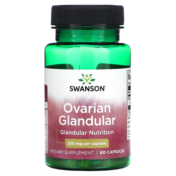 Ovarian Glandular, 250 mg, 60 Capsules Swanson