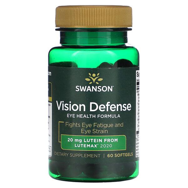 Vision Defense, 60 мягких таблеток Swanson