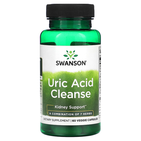 Uric Acid Cleanse, 60 Veggie Capsules Swanson