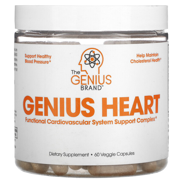 Genius Heart , 60 Veggie Capsules The Genius Brand