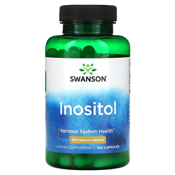 Инозитол, 650 мг, 100 капсул - Swanson Swanson