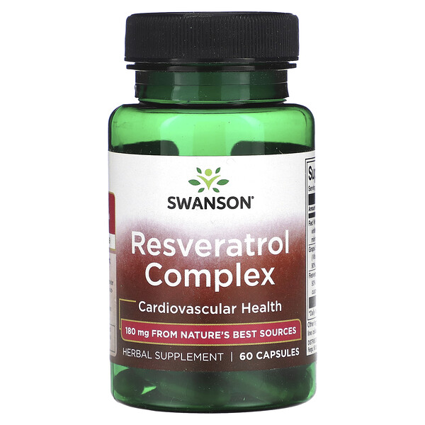 Resveratrol Complex, 60 Capsules Swanson