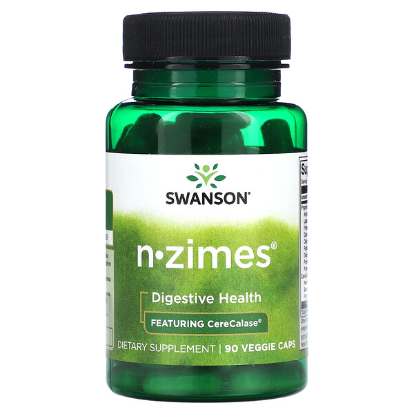 N-Zimes, 90 растительных капсул Swanson