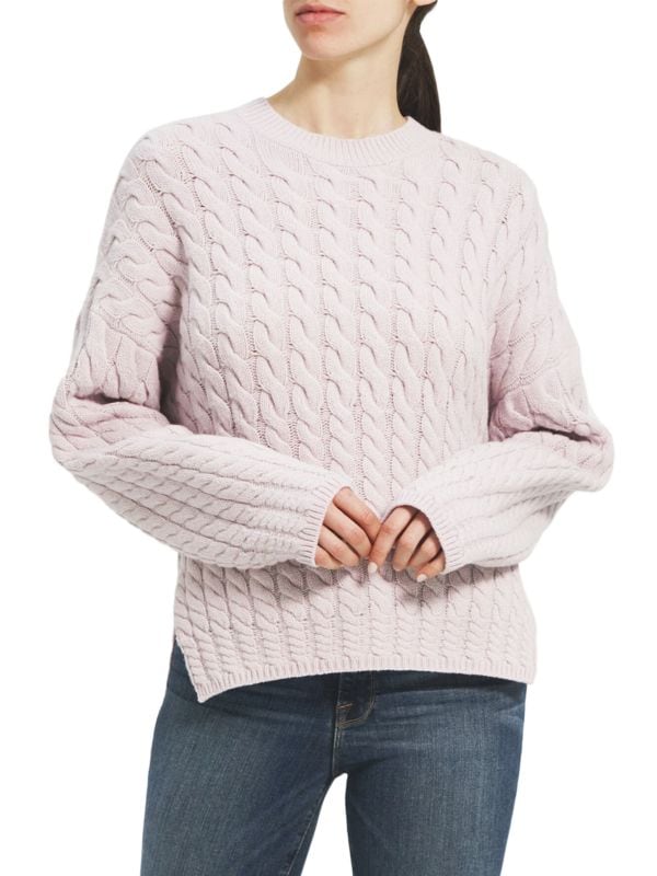 Каренический вязаный свитер с добавлением шерсти Theory
