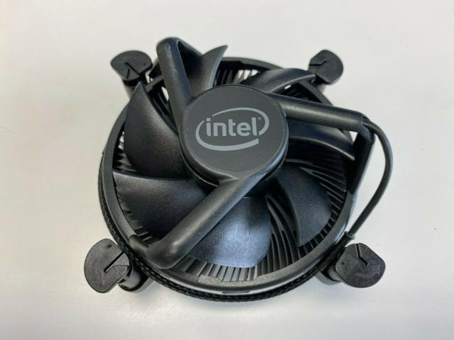 Intel K69237-001/E97379-001/E97378-001 LGA 1200/115X PWM Алюминиевый штатный кулер (полностью черный) от i9-10900 Intel