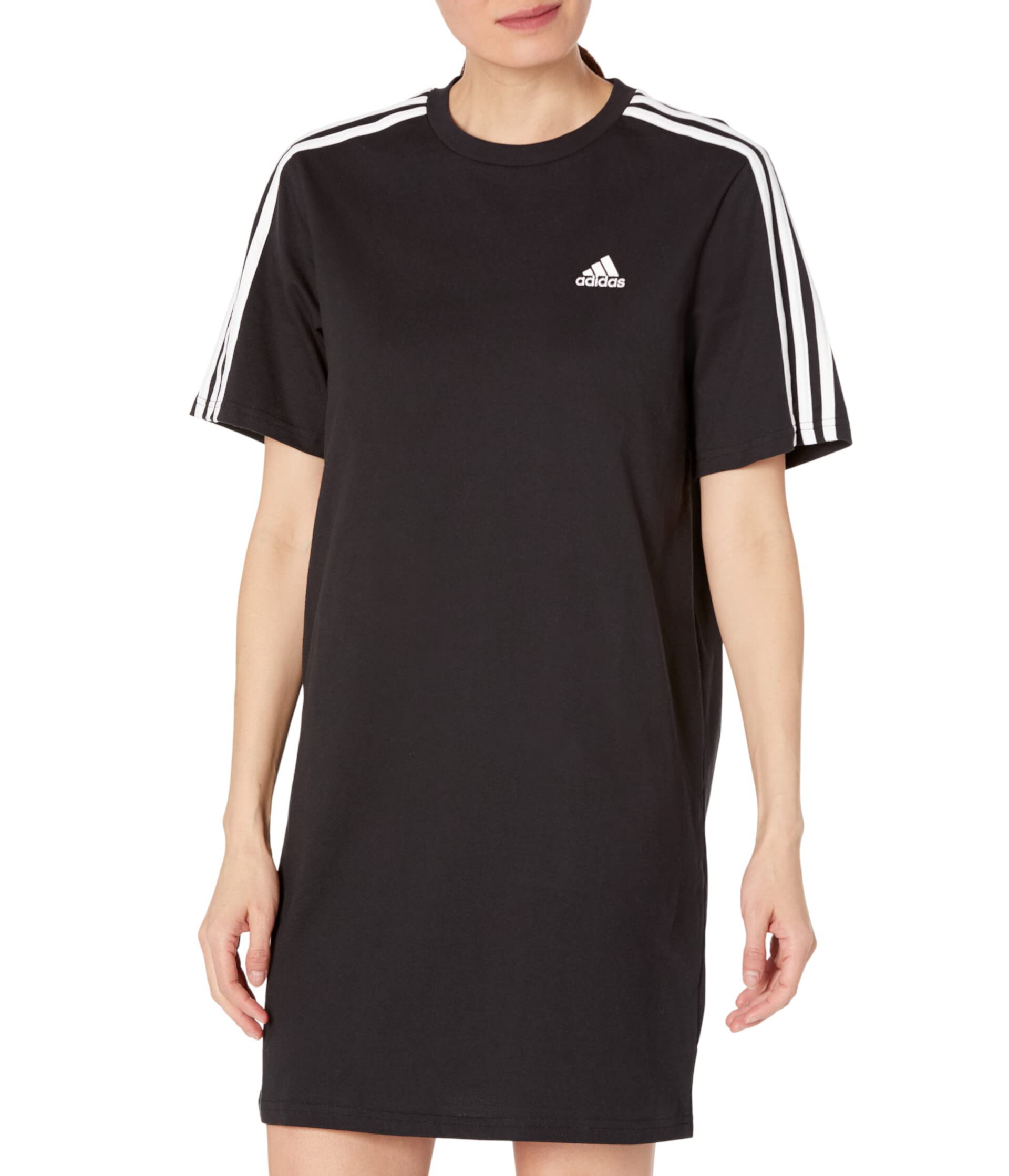 Essentials 3-Stripes Single Jersey Boyfriend T-Shirt Dress Adidas