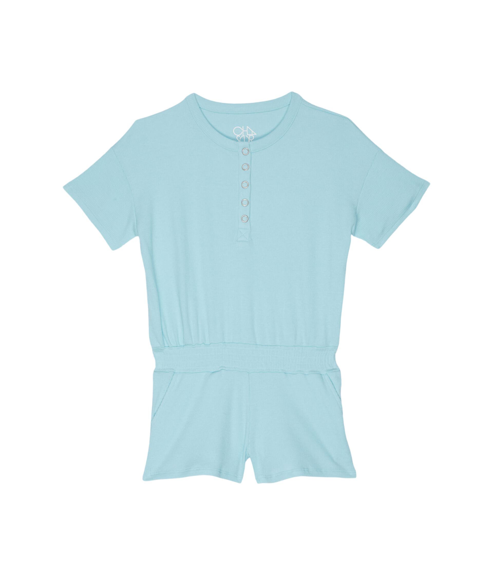 Short Sleeve Romper (Toddler/Little Kids) Chaser