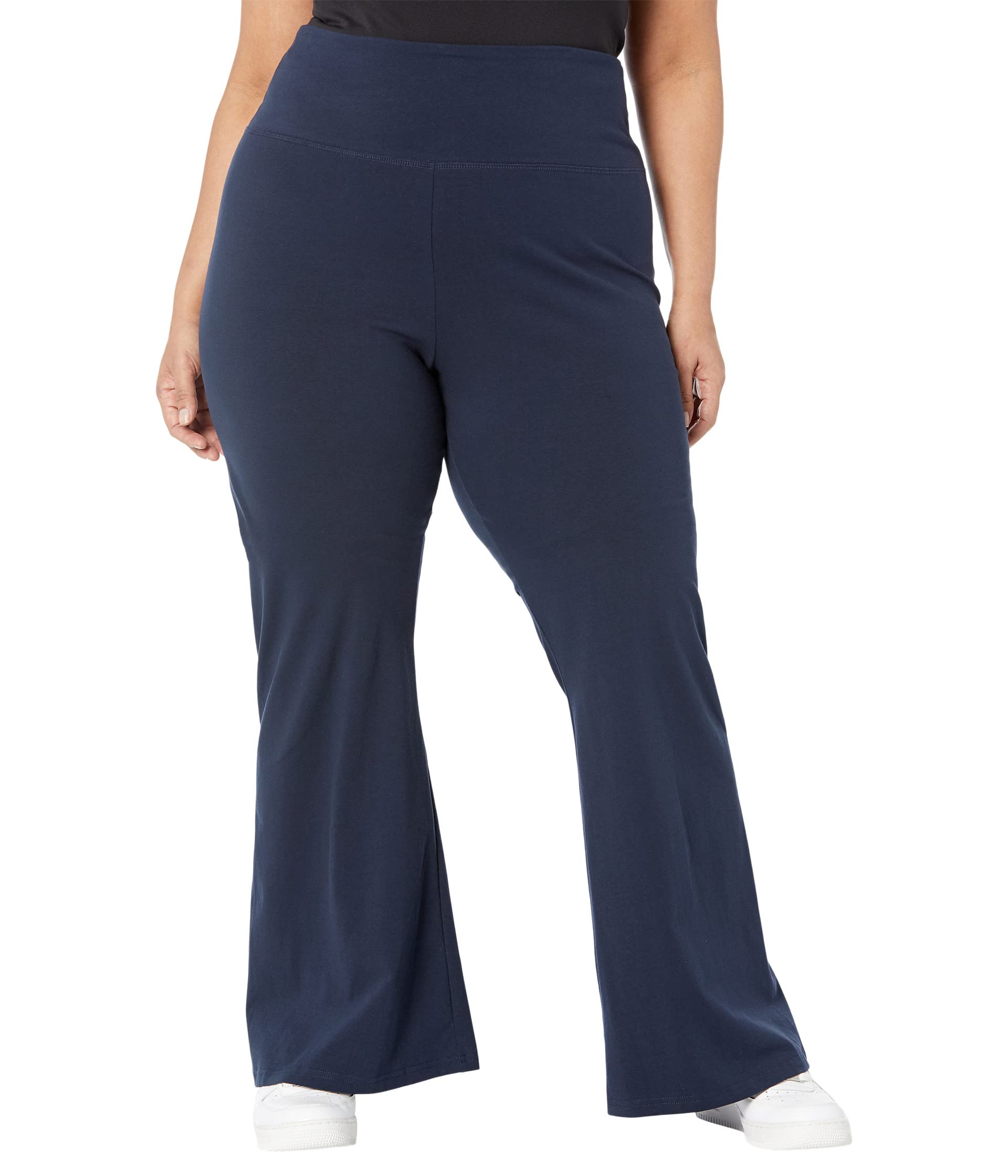 Plus Size Cotton Stretch Yoga Flare Pants Jockey Active