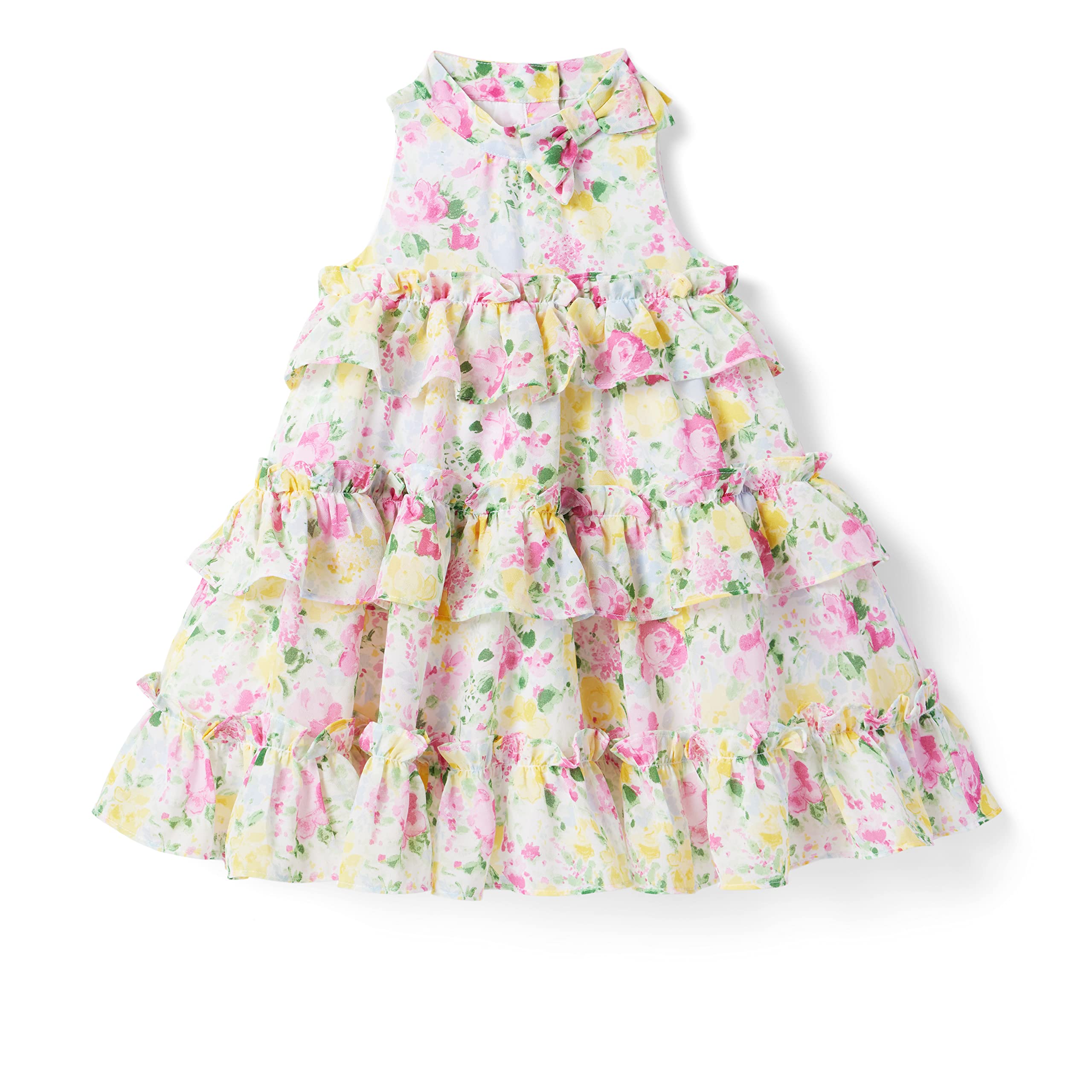 Многоуровневое платье с цветочным принтом (для малышей/маленьких детей/больших детей) Janie and Jack