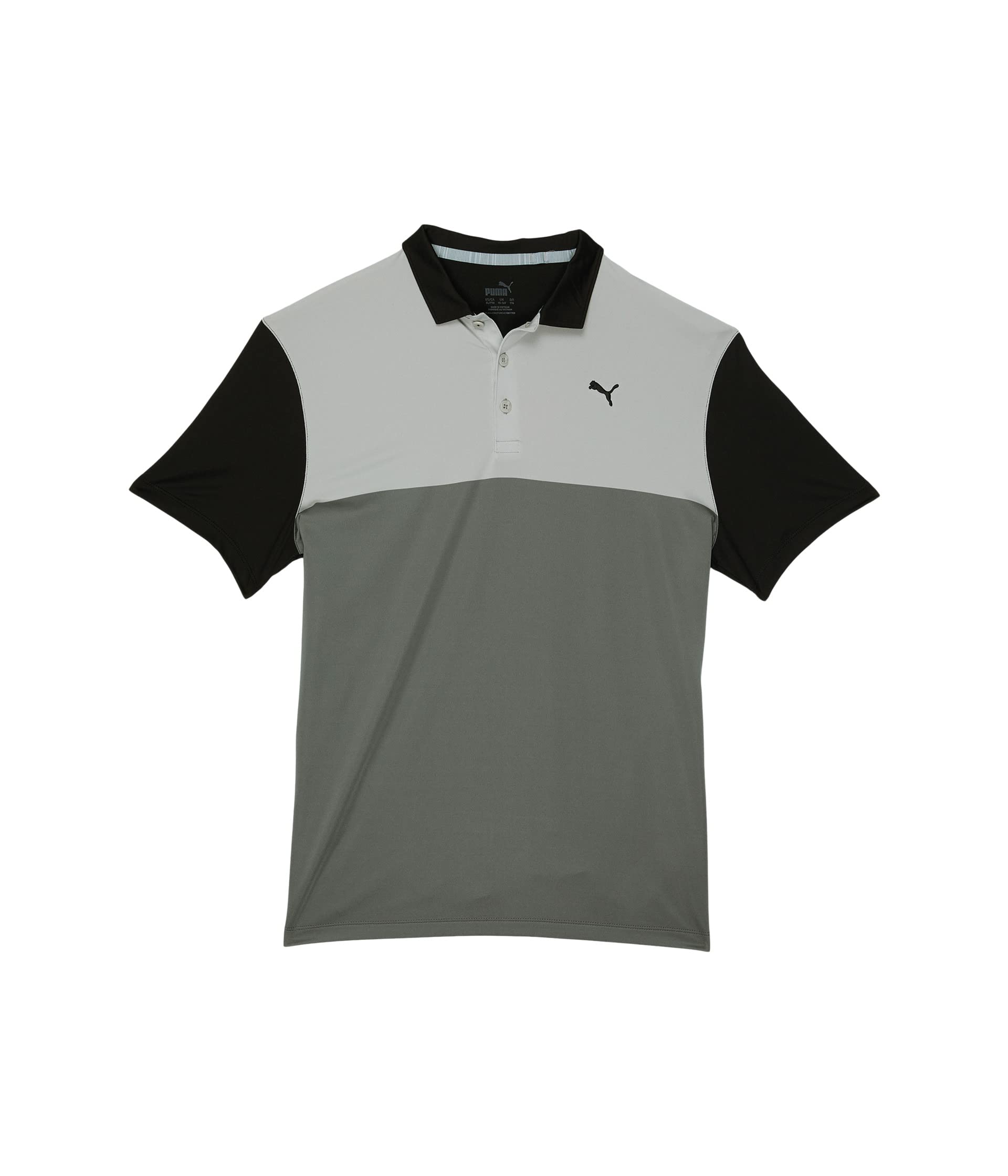 Поло Cloudspun Color-Block для больших детей PUMA Golf Kids из эластичного материала PUMA Golf Kids