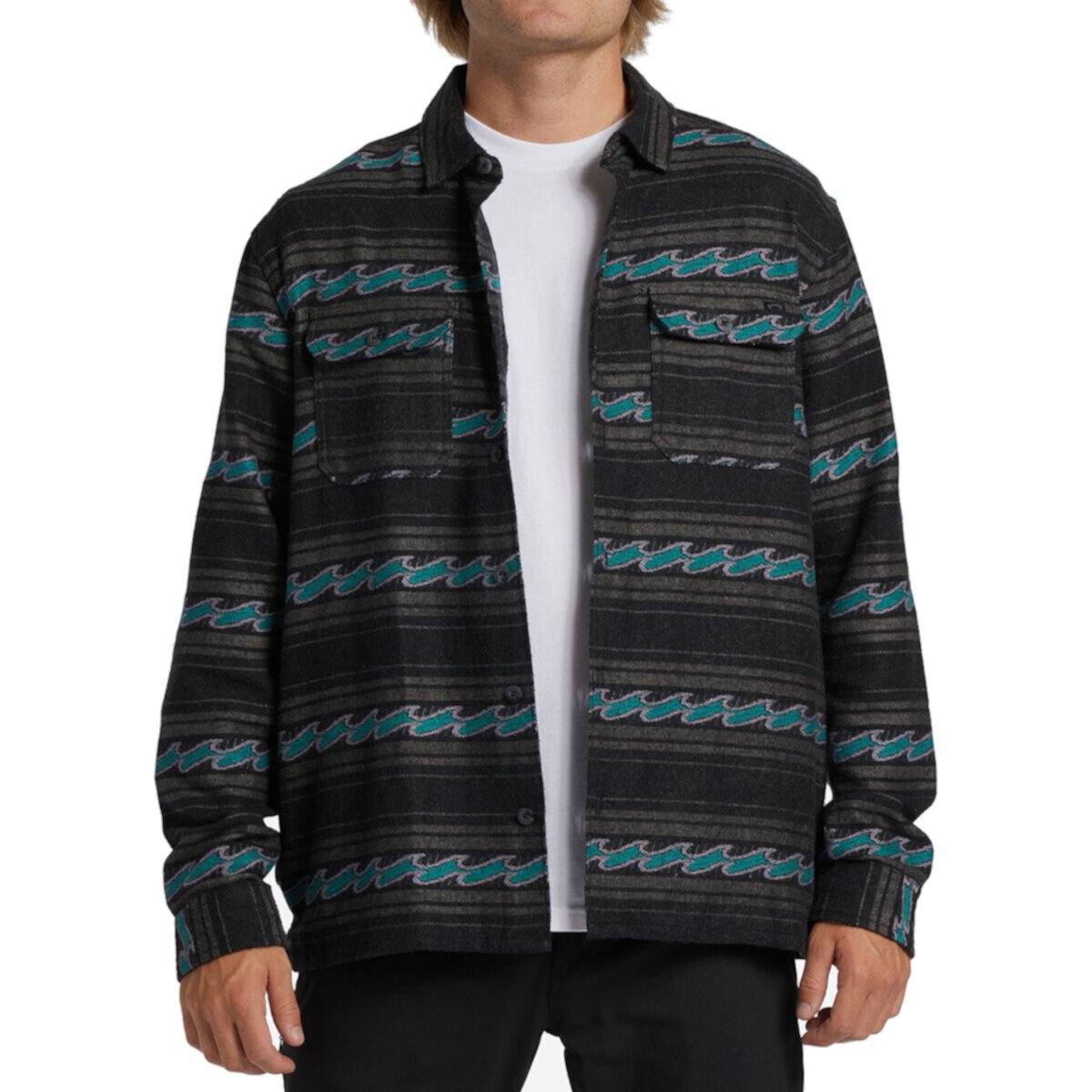 Мужская Повседневная рубашка Billabong Offshore Jacquard Flannel Billabong