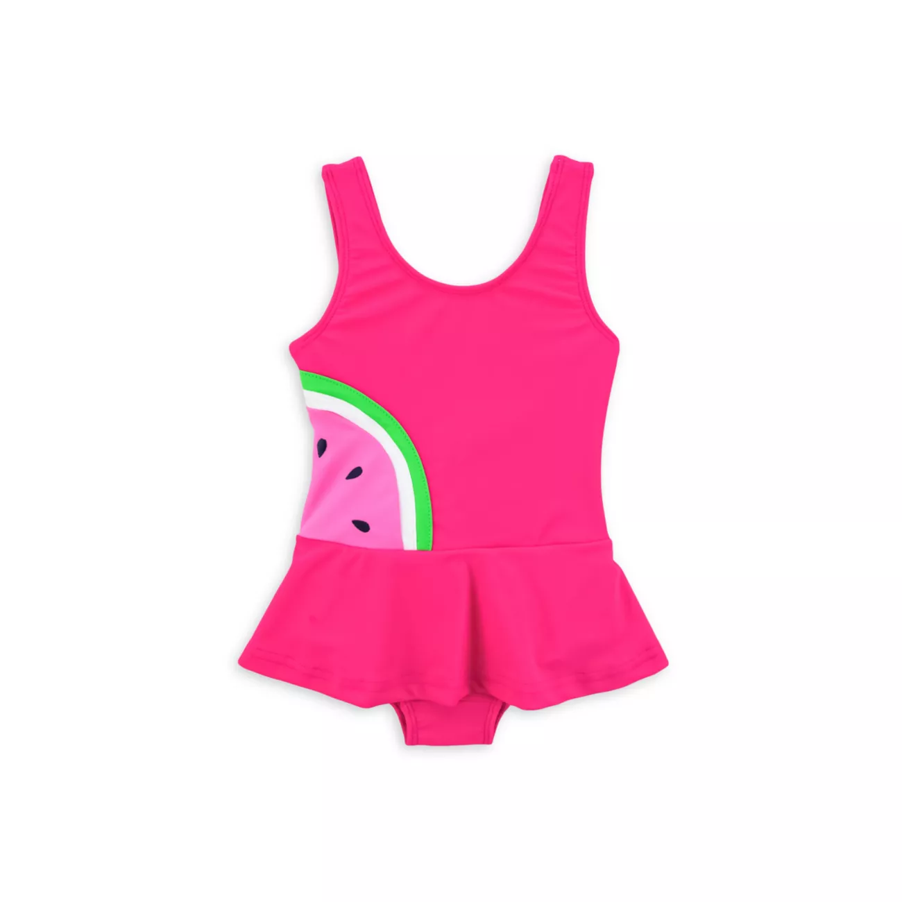 Baby Girl's &amp; Little Girl's Watermelon Peplum One-Piece Swimsuit Florence Eiseman