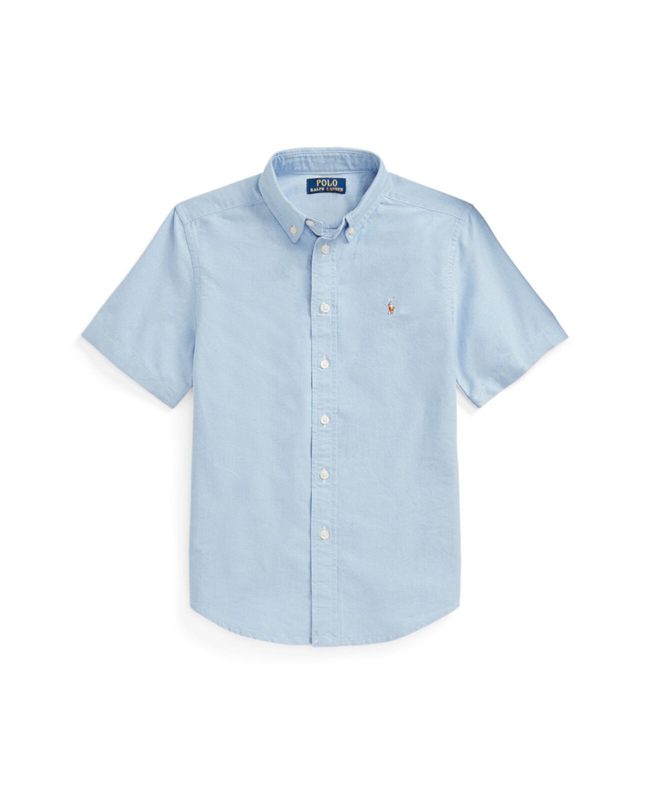 Рубашка с коротким рукавом Big Boys Cotton Oxford от Polo Ralph Lauren, Для мальчиков Polo Ralph Lauren