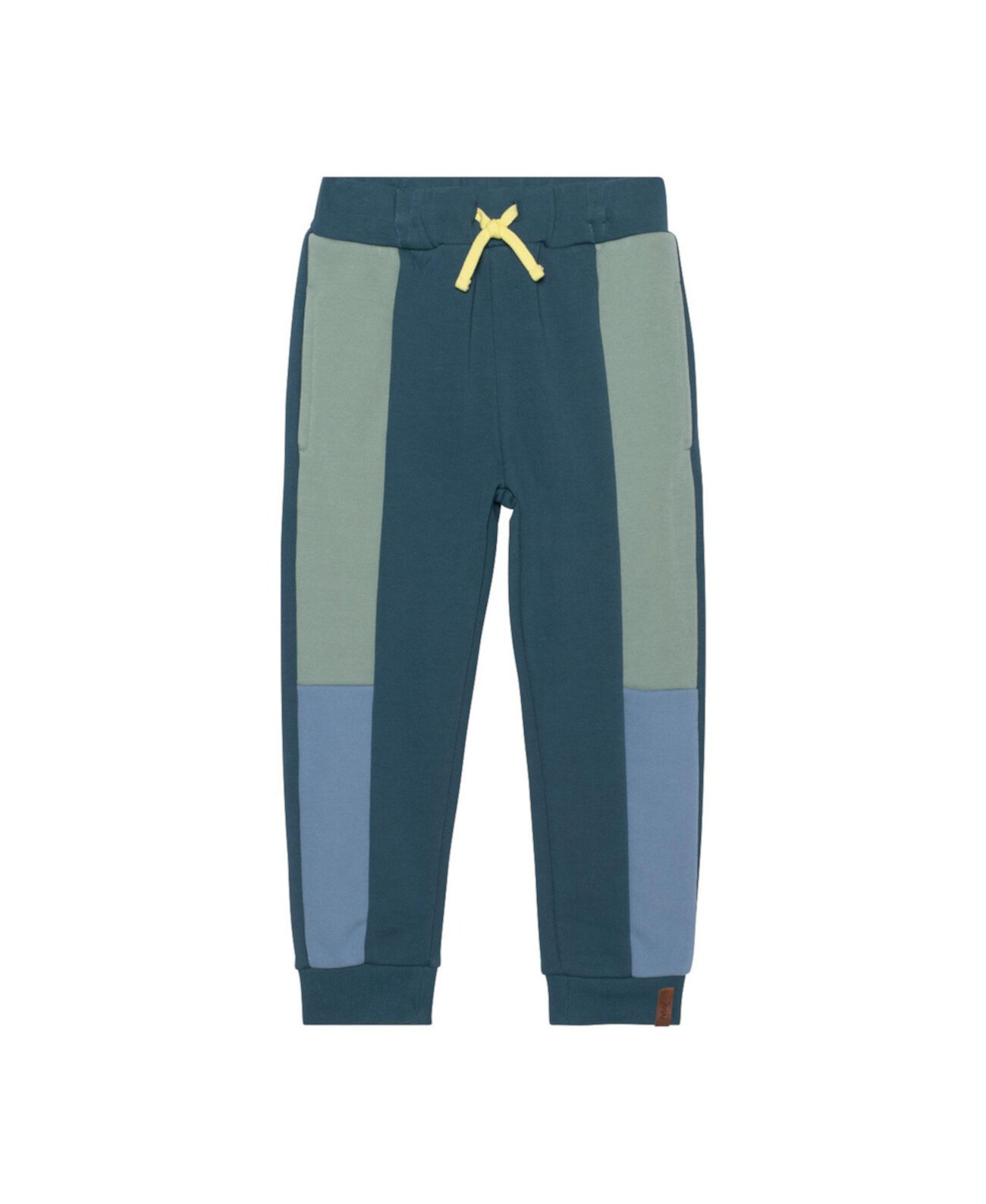 Спортивные штаны из френч-терри для мальчиков серовато-зеленого, бирюзового и синего цвета — для малышей|детей Deux par Deux