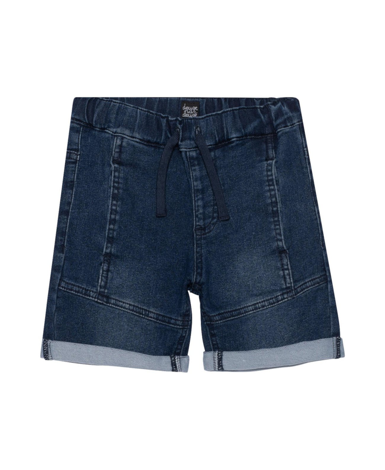 Шорты Deux par Deux для мальчиков French Terry Denim Short Dark Blue Deux par Deux