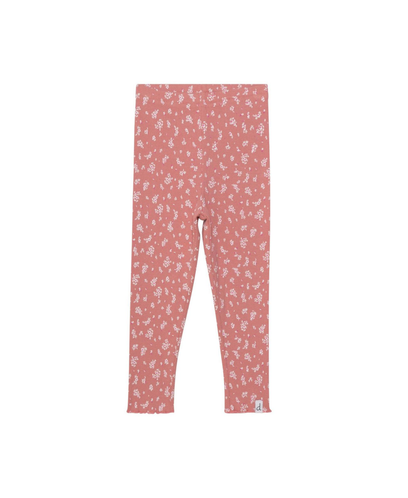 Girl Printed Capri Cinnamon Pink Little Flowers - Toddler|Child Deux par Deux