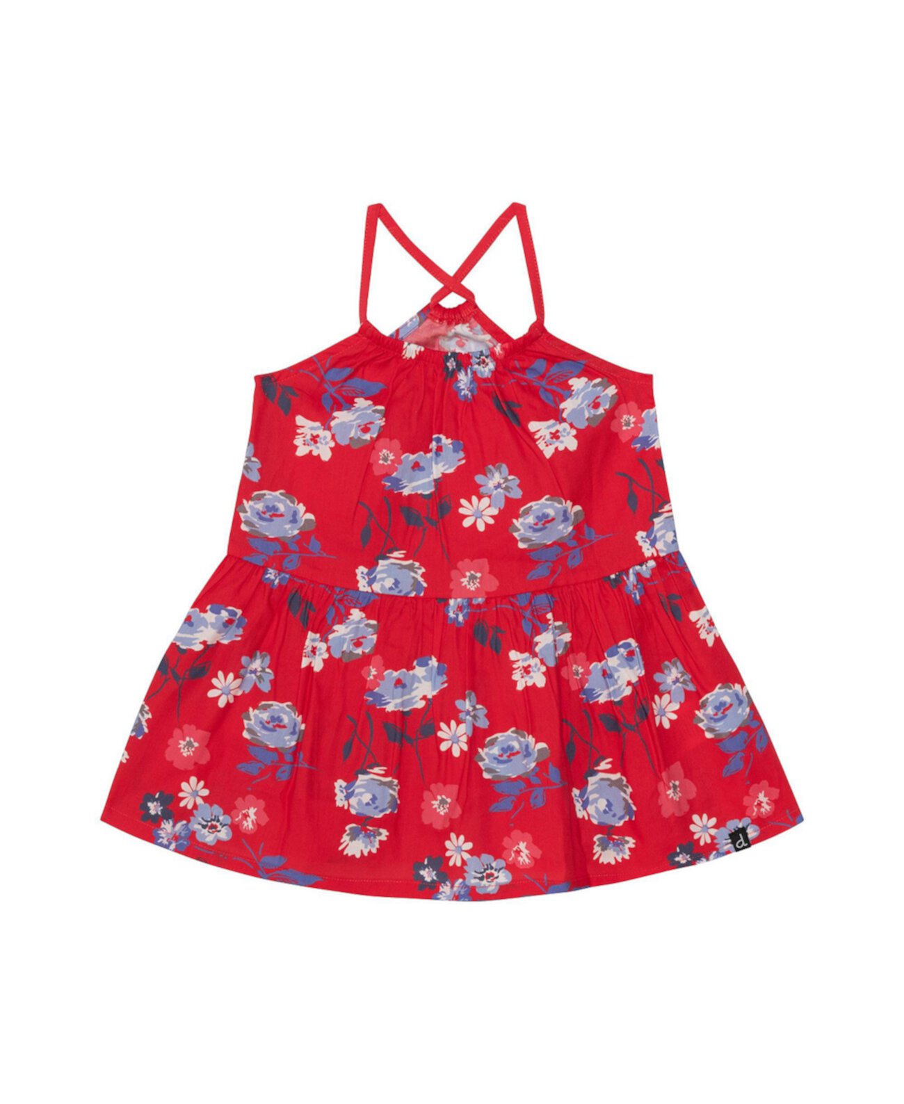 Рубашка Deux par Deux Для девочек Printed Sleeveless Tunic Red Flowers Deux par Deux