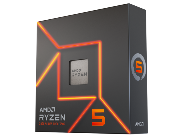 AMD Ryzen 5 7600 — Ryzen 5 серии 7000, 6 ядер, 3,8 ГГц, сокет AM5, 65 Вт, графический процессор AMD Radeon — 100-100001015BOX AMD