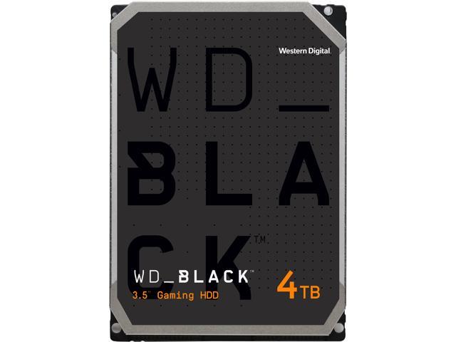 Высокопроизводительный жесткий диск WD Black для настольных ПК, 4 ТБ — 7200 об/мин, SATA 6 Гбит/с, кэш 256 МБ, 3,5 дюйма — WD4005FZBX Western Digital