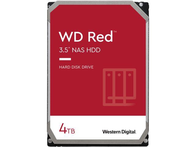 Внутренний жесткий диск WD Red 4 ТБ для сетевого хранилища — класс 5400 об/мин, SATA 6 Гбит/с, SMR, кэш-память 256 МБ, 3,5 дюйма — WD40EFAX Western Digital